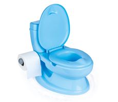Toaletttränar med ljud blå