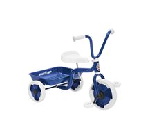 Blå Trehjuling med låda