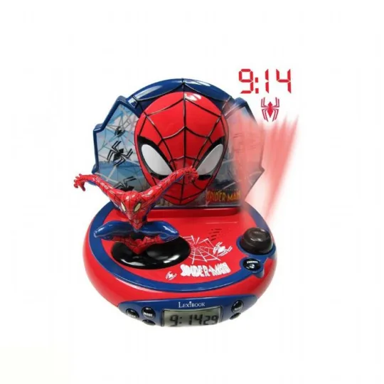 3D Spiderman klocka Spiderman-larm med ljudeffekte